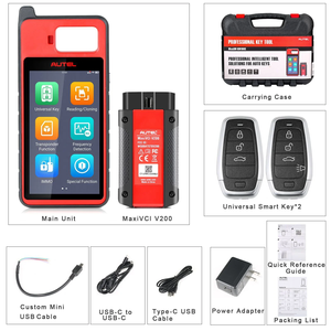 Programador de llave de coche KM100 MaxiIM PRO, programación automática de IKey, compatible con todas las llaves perdidas, Analizador de idioma Inglés