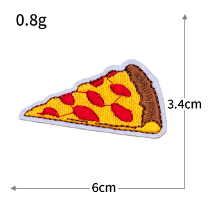 Mô hình mới Hamburger khoai tây chiên phim hoạt hình thêu vá cho ủi và tự làm quần áo vá - Product Image 6
