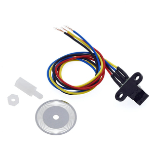 Photo elektrischer Geschwindigkeit sensor Encoder Coded Disc Code Wheel für Smart Car 5V DIY