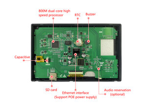 Módulo de pantalla LCD DACAI dc10600ew070_1001 _ Poe IPS para máquina de publicidad de hogar inteligente, pantalla específica de la industria - Product Image 5