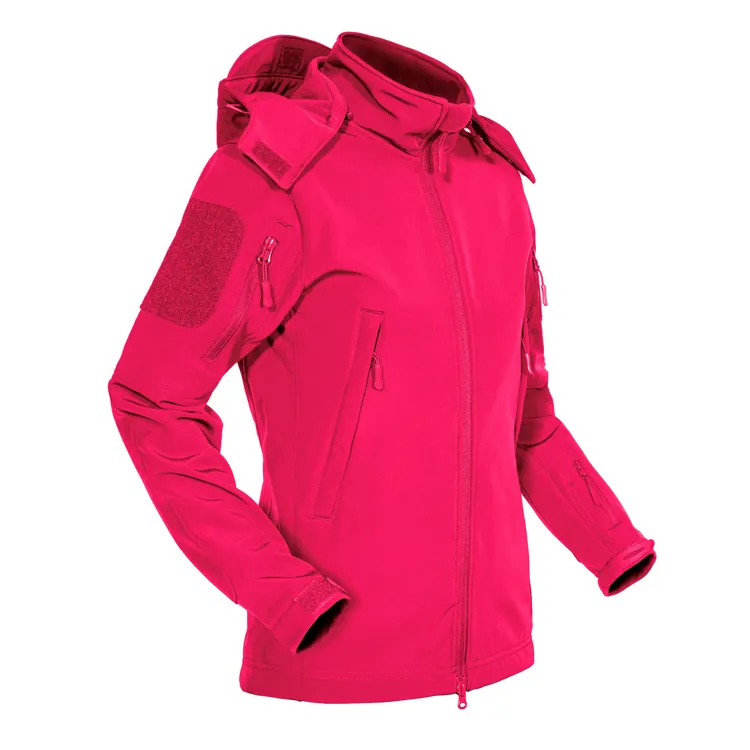 Chaqueta de lana táctica personalizada para mujer, chaqueta de combate impermeable, chaqueta de pesca, ropa de trabajo de escalada