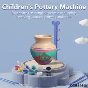 Diy Painting Kids 3d Other Educational <strong>Clay</strong> Pottery Machine Kids Toy Making Machine - Product Image 2