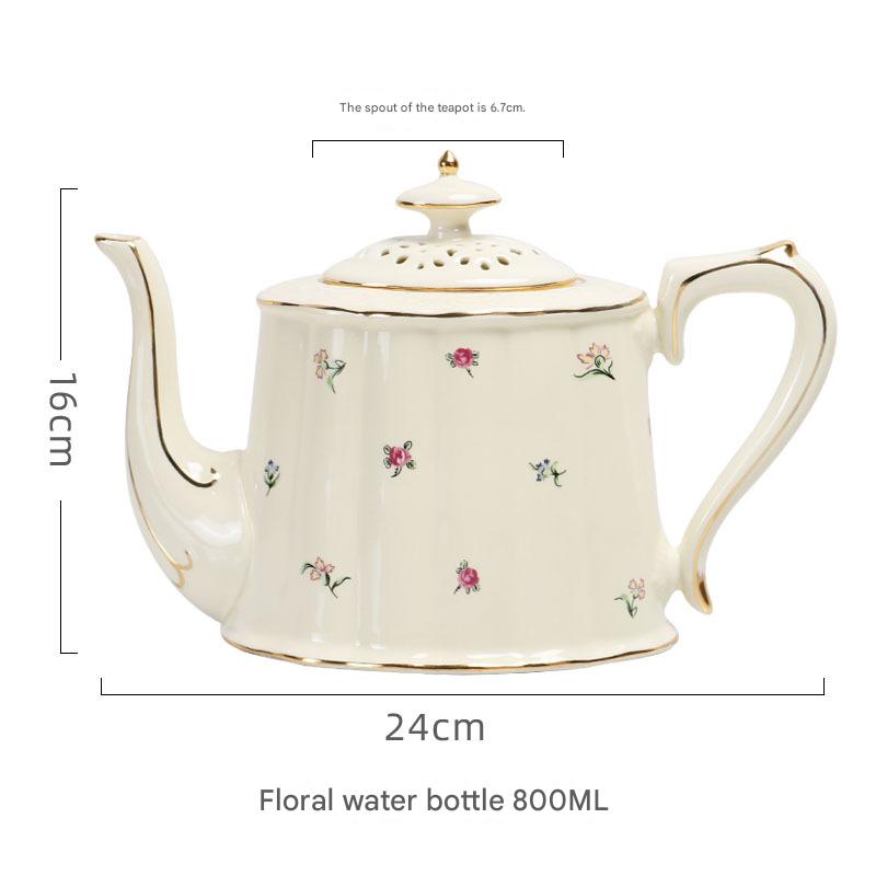 White Flower Flower water bottle