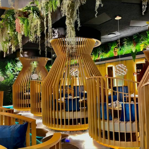 Tùy chỉnh thiết kế thép không gỉ hàng rào Màn hình Divider gazebo Nhà Hàng phân vùng di chuyển phòng ăn kim loại sắt <span class=keywords><strong>Pavilion</strong></span> Terrace - Product Image 6