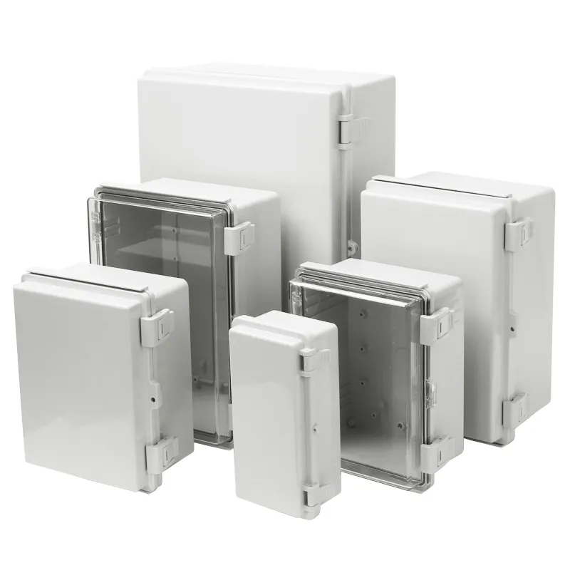 ZCEBOX-carcasa electrónica de plástico Abs para exteriores, caja de conexiones Ip66, resistente al agua, caja de paso CCTV