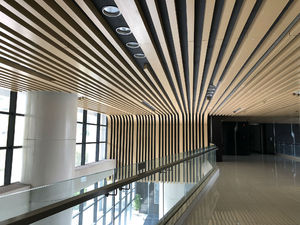 厂家直销价格新设计流行装饰天花板铝型材拉伸天花板 - Product Image 4