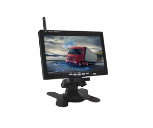 7英寸高清2视频输入带按钮的汽车影音液晶显示器 - Product Image 1