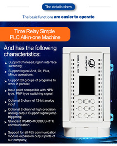 Huaqingjun 16 Inputs 8 <strong>Outputs</strong> <strong>Relay</strong> <strong>Output</strong> PLC with WIFI Supports Cloud Programmable <strong>Controller</strong> for Automation - Product Image 5
