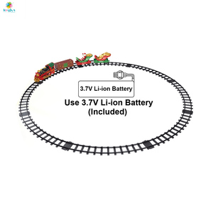 Cổ Điển Hơi Nước Giáng Sinh <span class=keywords><strong>Train</strong></span> Set B/<span class=keywords><strong>O</strong></span> <span class=keywords><strong>Train</strong></span> & Theo Dõi Đồ Chơi Cho Trẻ Em Điện Mô Hình Đường Sắt Nhựa Khe Cắm Đồ Chơi Cho Ngoài Trời Vui Vẻ - Product Image 3