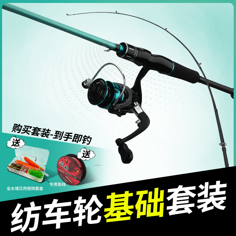 Straight Spinning Reel Set