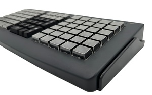 Teclado POS programable de 81 teclas con estuche y lector de tarjetas Nuevo producto en stock