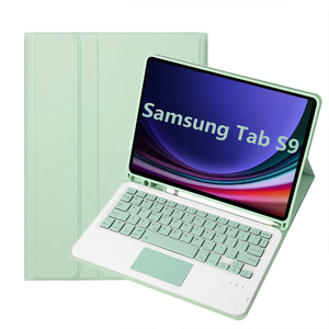 适用于三星TabS9FE平板TPU软壳保护壳带触摸笔魔术键盘笔插槽键盘 - Product Image 2