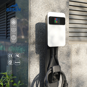 קיר ב שינוי 22kw 32a תחנת טעינה מהירה 6m כבל tup למכוניות חשמליות