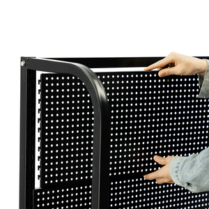 Chất lượng cao đa chức năng kim loại đục lỗ Bảng Pegboard đứng bền Máy tính để bàn/Tabletop lưu trữ giá - Product Image 3