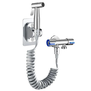 ที่ยึดฝักบัวแบบพกพาปืนฉีดน้ำเข้าห้องน้ำแบบพกพาทำจากสเตนเลส304 - Product Image 6