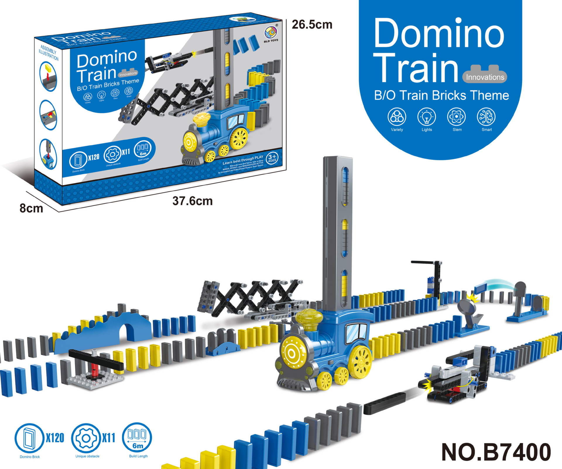 Jungle Green Train (Domino Series) Style A