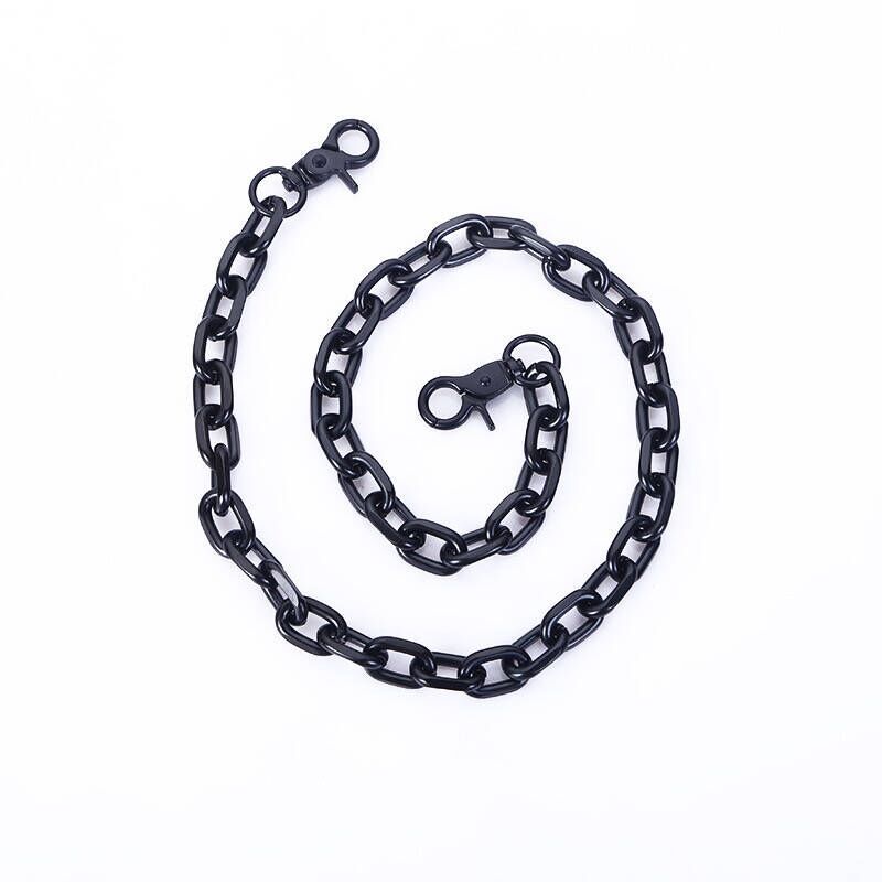 Black single-layer trouser chain