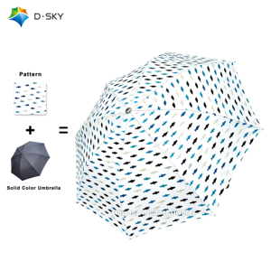 अनुकूलन योग्य फोल्डेबल छतरी ऑटो ओपन सूर्य संरक्षण पुष्प पैटर्न और महिलाओं के लिए कॉम्पैक्ट परजीवी - Product Image 1