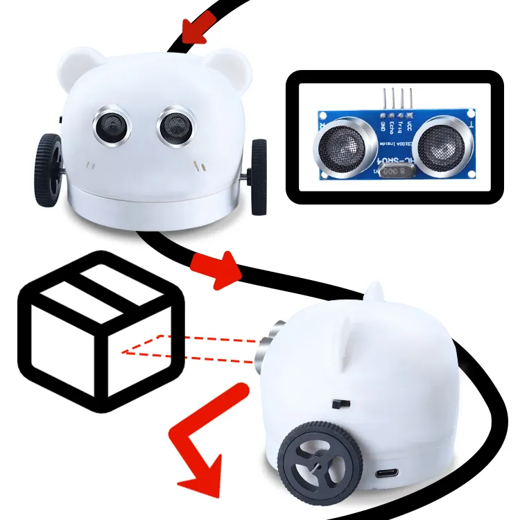Factory Min Educational Robot For Kids Track Robot Educational Robot Kit