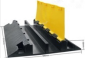 Ağır yük kapasitesi PVC kapak hız rampaları 2-kanal kablo koruyucu hız darbeleri - Product Image 3