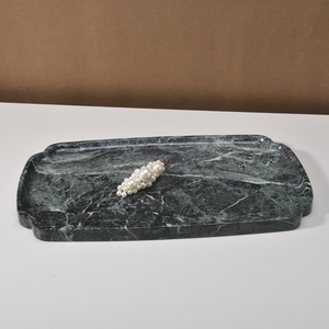 Hot Bán Đá Lưu Trữ Khay Phục Vụ Tấm Đồ Trang Sức Nước Hoa Hiển Thị Trang Chủ Khách Sạn Trang Trí Đá Cẩm Thạch Đồ Lặt Vặt Catchall Khay - Product Image 5