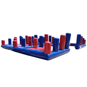 2020 Mới Thiết Kế Pop Up Trận Đấu Trường Ánh Sáng Màu Xanh Đỏ Trò Chơi Bơm Hơi Đội Trò Chơi Với Hai Cầu Thủ - Product Image 1