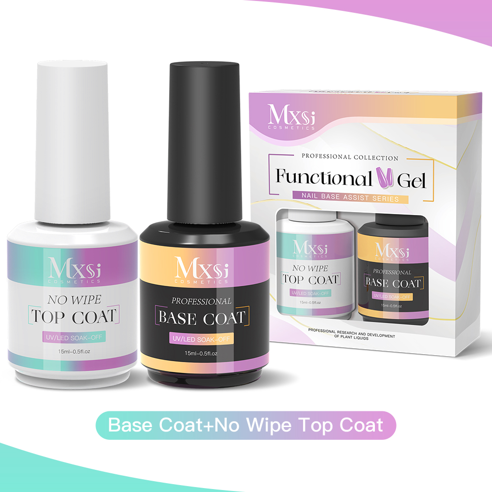 Base Coat + No essuyer Top Coat