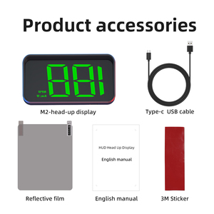 New Speedometer M2 HUD GPS Digital Speed Meter <strong>MPH</strong> <strong>KM</strong>/H Head up Display for Cars Trucks - Product Image 5