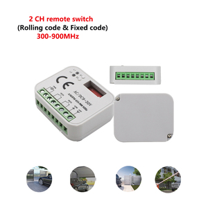 RX-マルチマルチ周波数受信機300-868mhz AC/DC9-30Vガレージドアリモートコントロール受信機433mhzローリングコーディングに適しています - Product Image 6