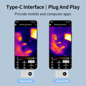 Smartphone IR-Kamera Wärme bild kamera (B) Plug & Play Typ-C-Anschluss mit Aluminium legierung Gehäuse 45 ° / 90 ° FOV Foto Video Unterstützung - Product Image 3