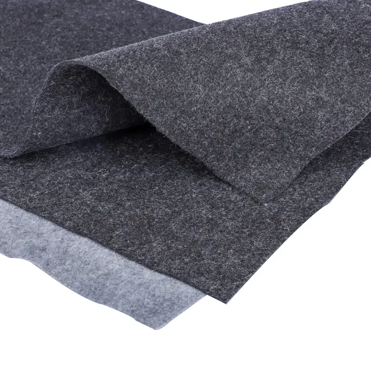 Commercio all'ingrosso GRS 100% lana da infeltrire pastiglie 1 mm 3 millimetri 5 millimetri 10 millimetri di spessore feltro tessuto grigio di lana nero feltro foglio