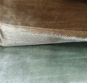 家用纺织品用抗药丸聚酯闪亮天鹅绒室内装饰织物色织图案 - Product Image 2