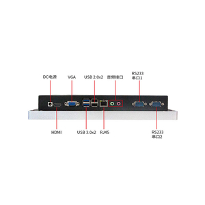 Precio de fábrica Computadora de PC de panel industrial de 12,1 pulgadas con aplicación táctil capacitiva de 10 puntos instalada libremente - Product Image 3