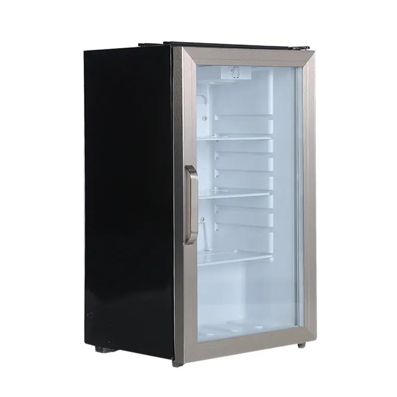 Snowsea-LC-92 congelador de una sola Puerta, escaparate Vertical, escaparate de congelación Vertical para supermercado