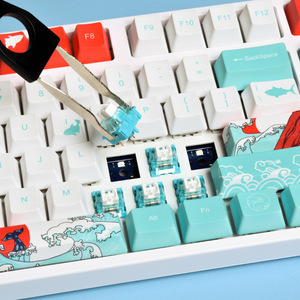 Teclado mecánico para juegos con cable USB RGB para computadora portátil y PC con construcción de metal Teclado de computadora con cable para PC - Product Image 2