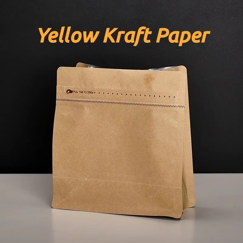 Papier kraft jaune