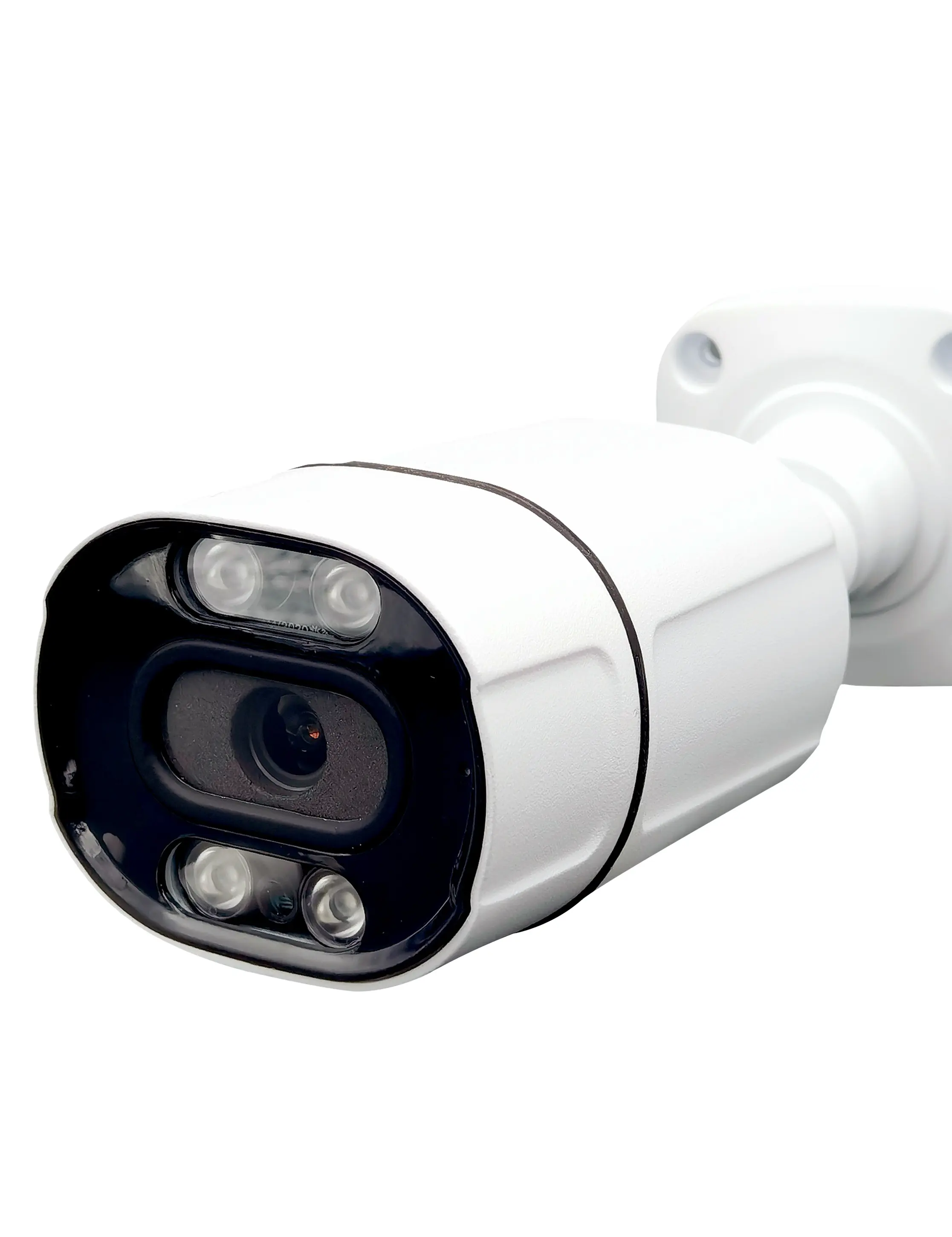 Light Night Vision CCTV Security Monitoring System POE Network Camera Ip66 Waterproof 4MP HD Black Bullet Camera Nvr Hikvision