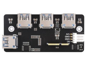 PCIe zu USB 3.2 Gen1 Adapter für Raspberry Pi CM4 IO Board 4-Port Industrial Expansion Hot-Swap able CE/FCC-zertifiziert - Product Image 6
