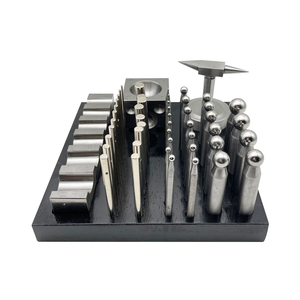 Kinway profesyonel takılar araçları 29 adet Dapping blok ve Punch seti takı yapma ve METAL SMITH Dapping ve Doming blokları - Product Image 3