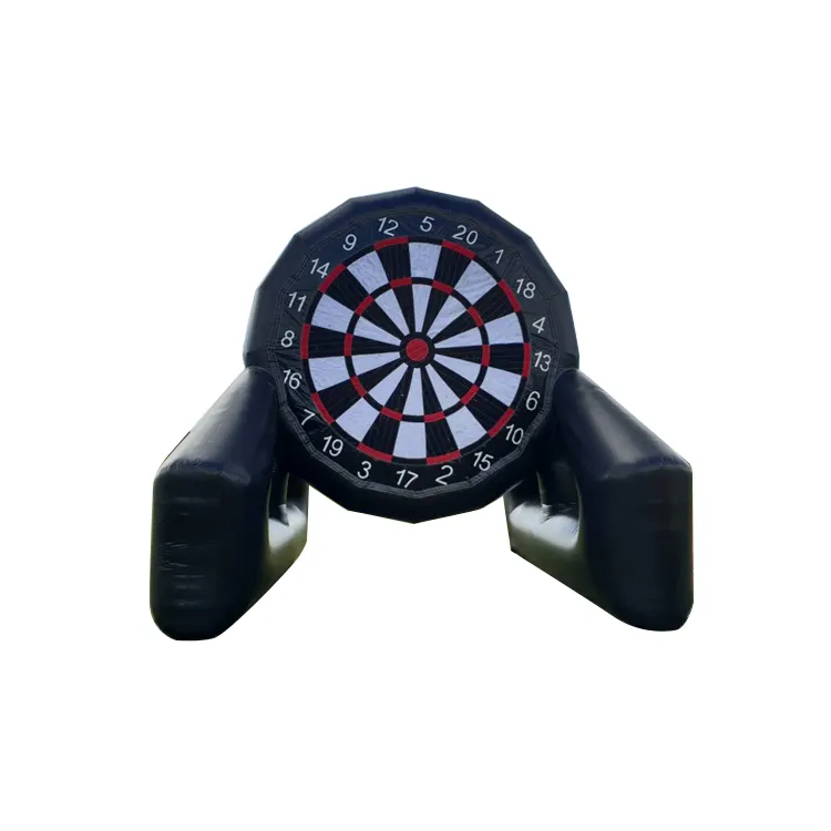 2022 PVC Material Beliebte lustige aufblasbare Golf Dart Sport Game Boards Riesige aufblasbare Fußball Darts cheibe