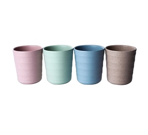 4 fincan setleri koi içecek bardakları saman kupa ile kullanımlık su kahve fincanı soğuk sıcak içecekler için - Product Image 1