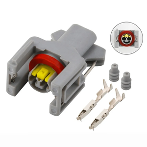 240PC024S8014 2 Pin impermeable carril inyector de combustible Delphi conector diésel para VW Audi - Product Image 1
