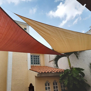 Vendita calda parasole vela nuovo materiale vergine Hdpe Uv bloccato tessuto a maglia tende da esterno