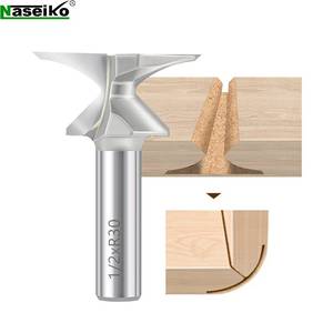 Naseiko iki kenarlı ark bükme freze kesicisi ağaç İşleme karbür kesici yerleştirme dairesel ark entegre kesici - Product Image 3