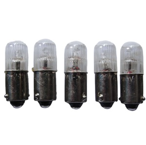 電球220/240V T10x28mmワイヤーエンドLEDネオンデバイスボタンe10スクリューベースインジケーター電球 - Product Image 1