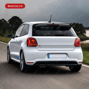 Upgrade Body Kit untuk Volkswagen VW POLO 11-17 ke Gaya WRC <span class=keywords><strong>Bodykit</strong></span> Bumper Depan Bumper Belakang Side Skirt Grille - Product Image 4