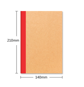 A5 פשוט קראפט כיסוי הרכב מחברת המכללה שלט מרופד נייר מודפס מסוגנן כיסוי מתנה לסטודנטים - Product Image 5