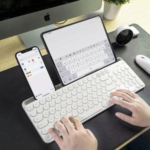 MIIIW-teclado inalámbrico de modo Dual para Windows, Mac, Android, iOS, 102 teclas, 2,4 GHz, alta calidad, multisistema Compatible - Product Image 4