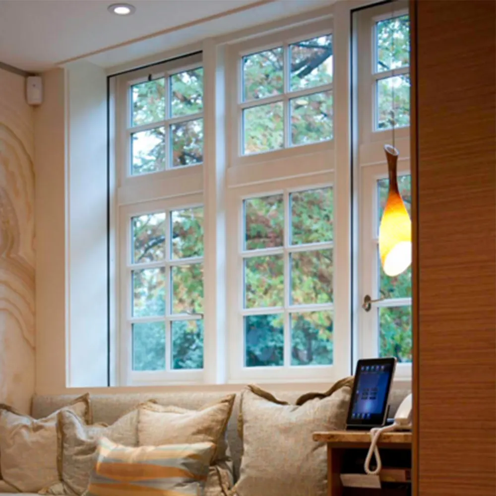 Алюминиевые окна с деревянным дизайном