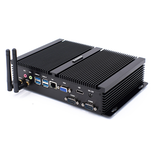 Intel Core i5 8250U &amp; i7 8550U Fanless Industrial Mini PC Barebone <strong>Embedded</strong> <strong>Computer</strong> with RS232 in Stock! - Product Image 1